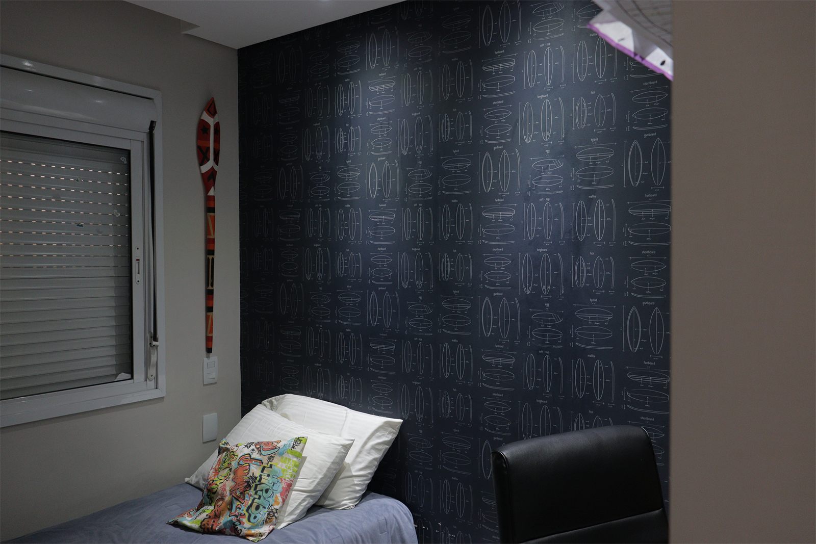 Projeto de papel de parede da Seu Estilo Decor em São Paulo