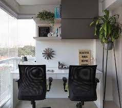 Home Office na Varanda
