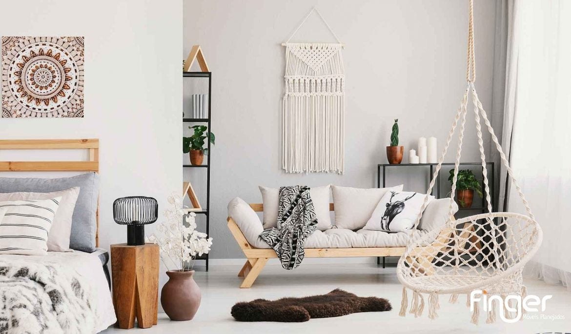 Inspirações para decorar sua casa com Macramê